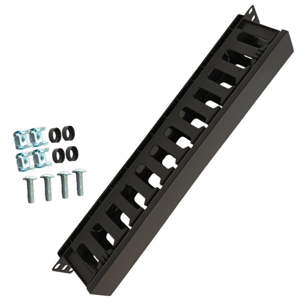 19“ 1U 20P  Cable Manager ABS  