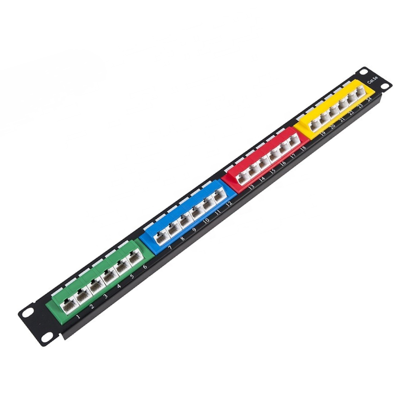 CAT5e UTP 45 degree Patch Panel 