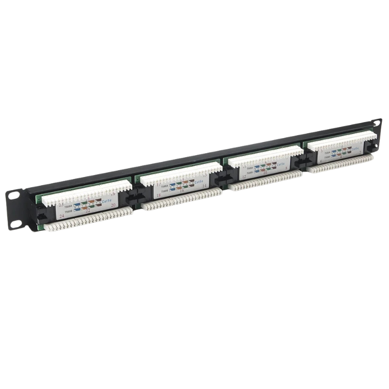 CAT5e UTP 1U Dual IDC Patch Panel 