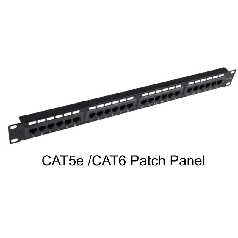 CAT5e UTP 1U Dual IDC Patch Panel 