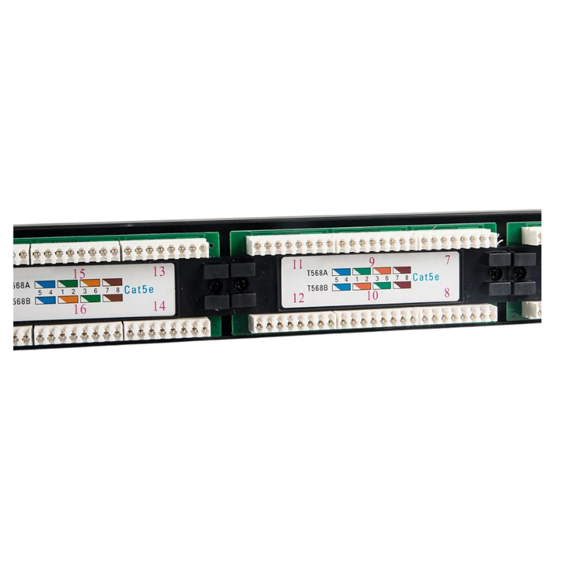 CAT5e UTP 1U Dual IDC Patch Panel 