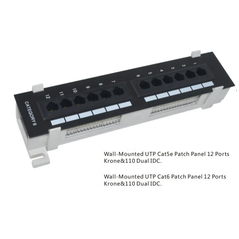 CAT5e UTP Wall Mount Patch Panel