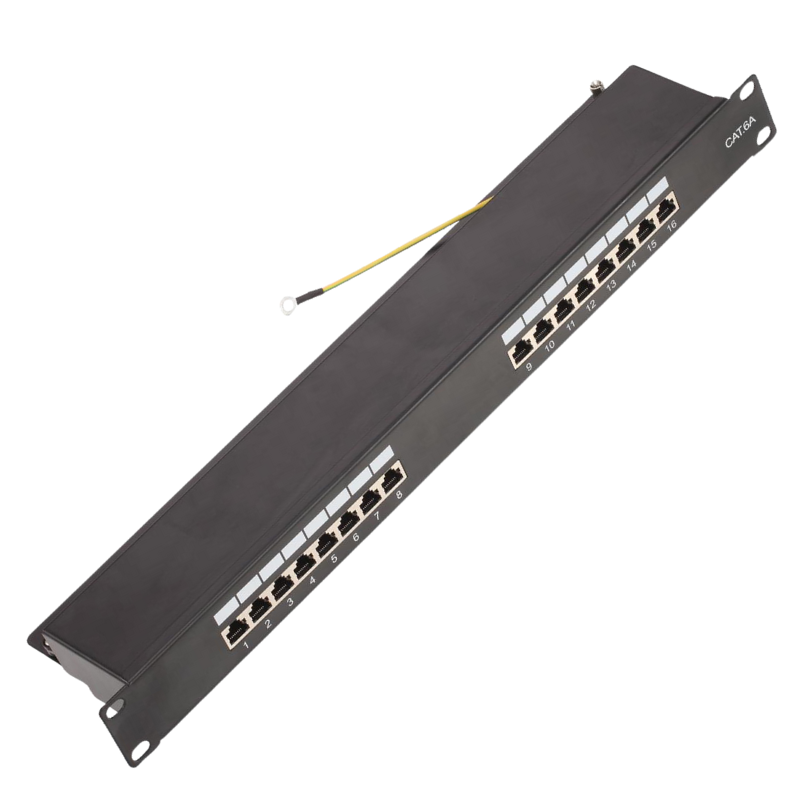 CAT6a FTP 16 Port Patch Panel