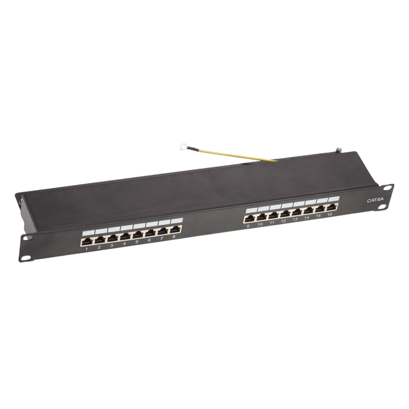CAT6a FTP 16 Port Patch Panel