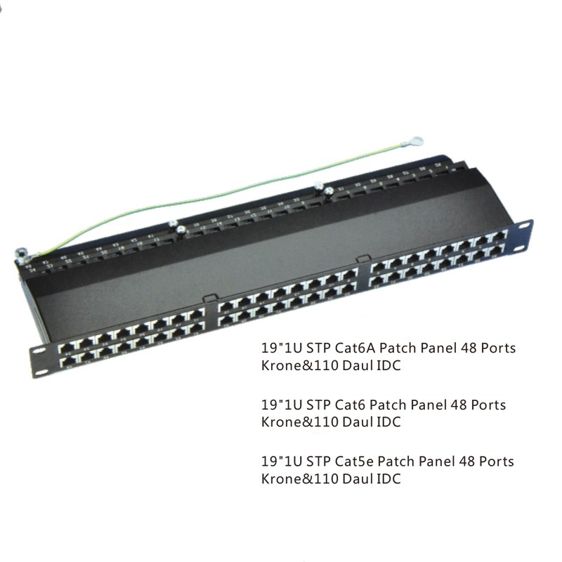 CAT6a STP 1U 48 Port Patch Panel