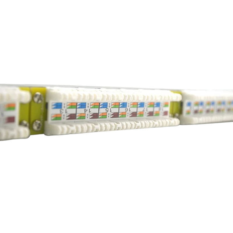 CAT6a UTP 0.5U 24 Port Patch Panel