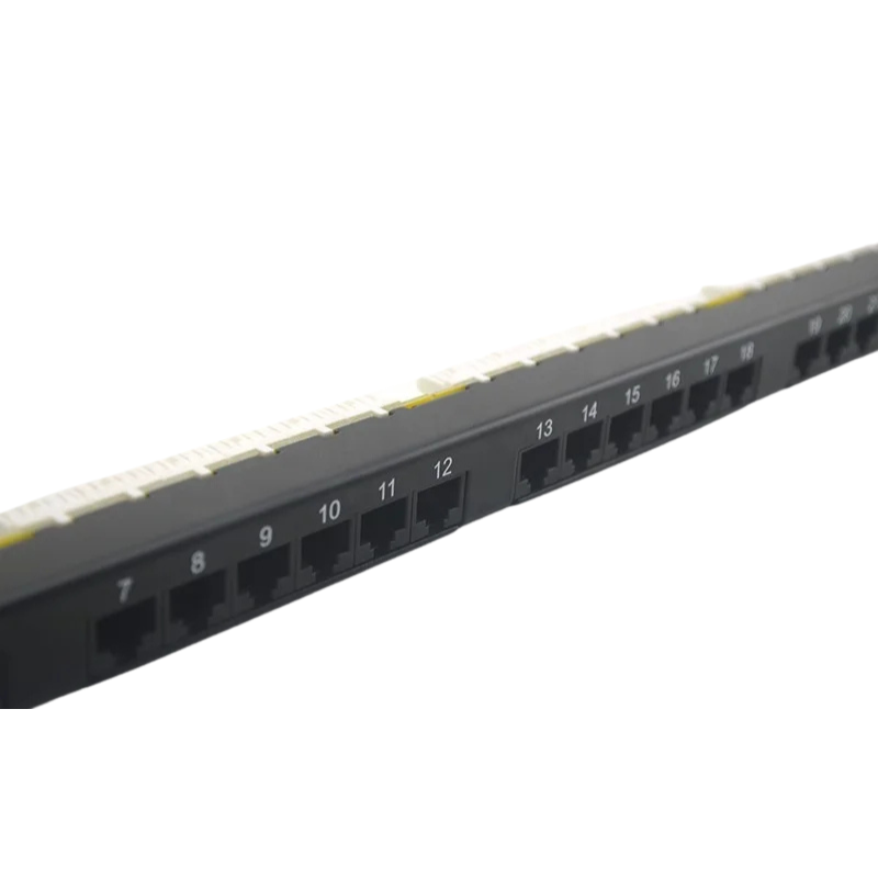 CAT6a UTP 0.5U 24 Port Patch Panel
