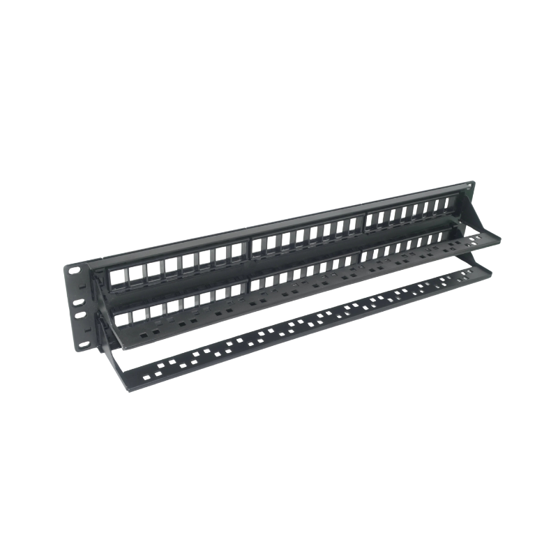 19" 2U 48 Port UTP Blank Patch Panel