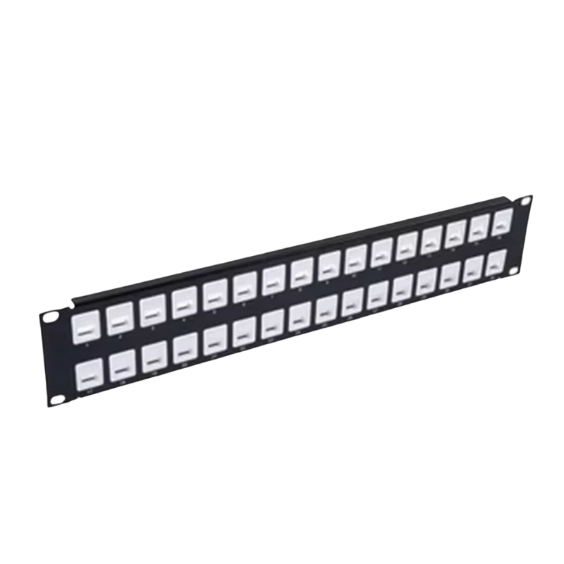 19” 2U 24 Port/32 Port UTP Blank Patch Panel