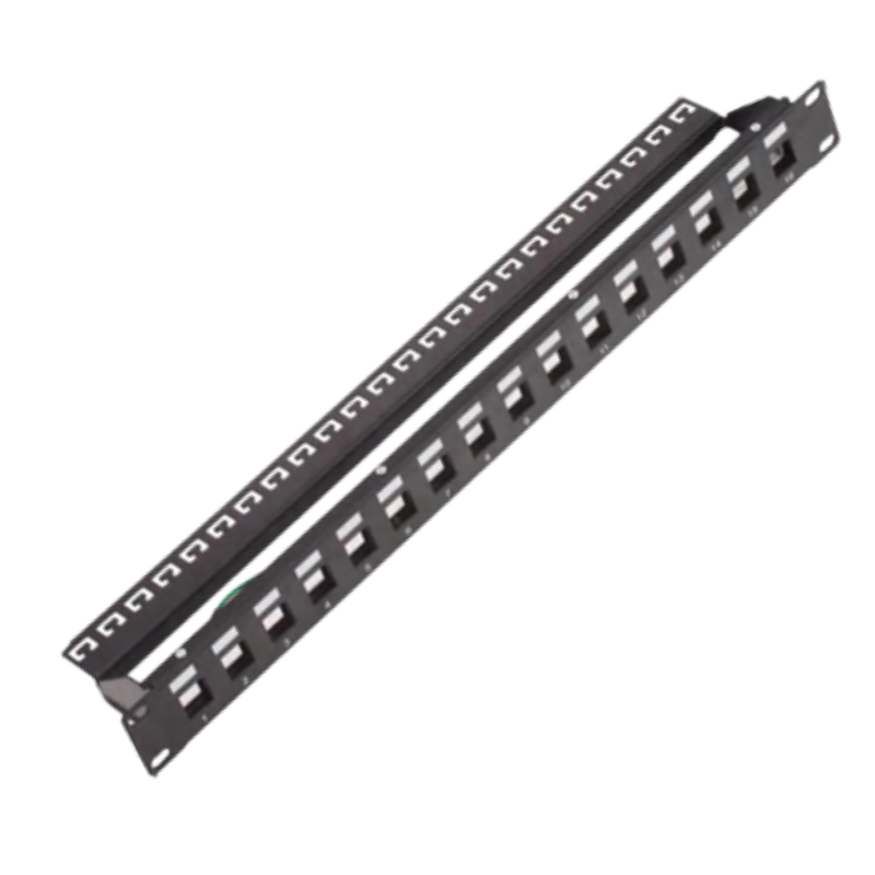 19” 1U 16Port UTP Blank Patch Panel
