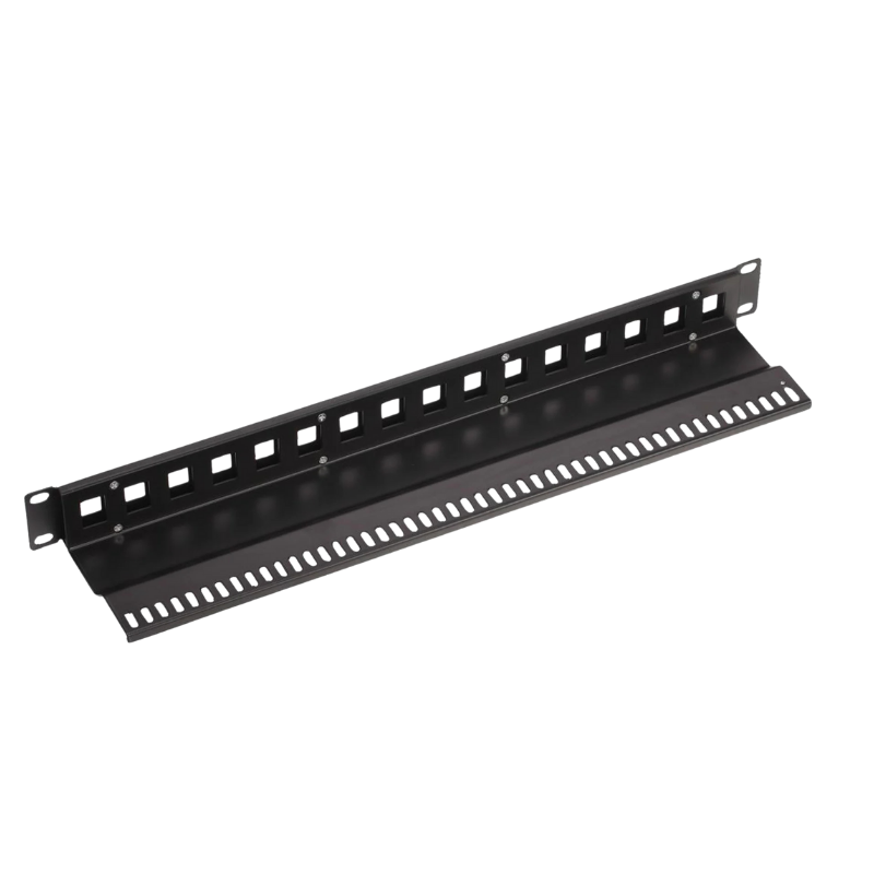 19” 1U 16Port UTP Blank Patch Panel