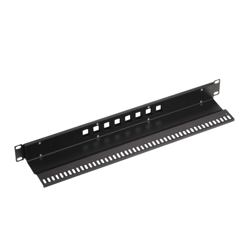 19” 1U 8 Port UTP Blank Patch Panel