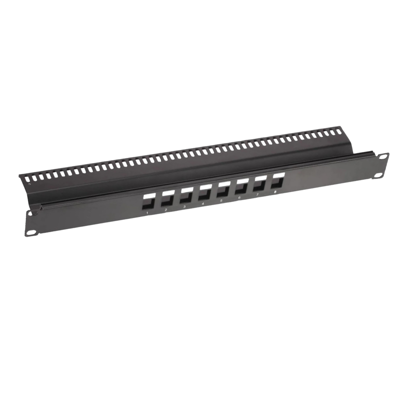 19” 1U 8 Port UTP Blank Patch Panel