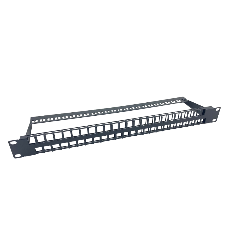 19” 1U 48 Port UTP Blank Patch Panel
