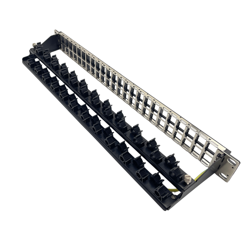 19” 1U 48 Port STP Blank Patch Panel