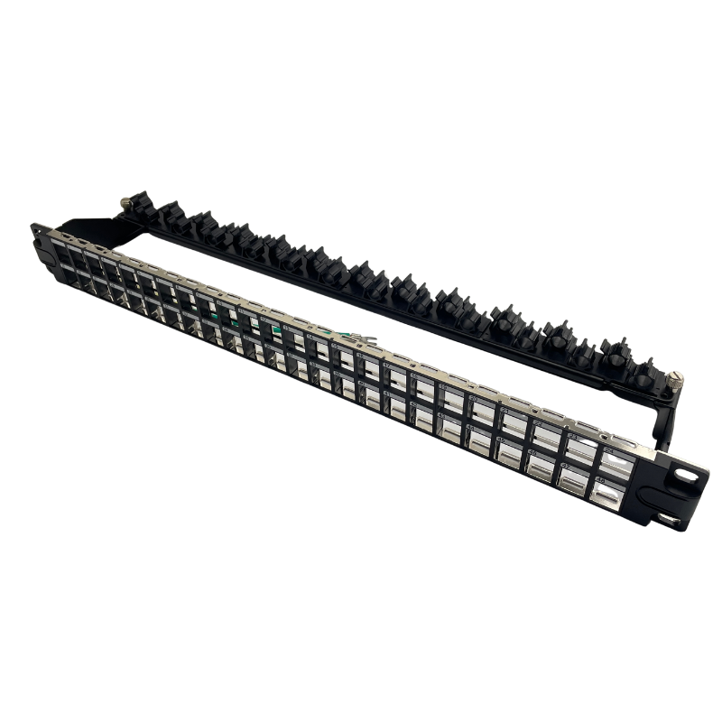 19” 1U 48 Port STP Blank Patch Panel