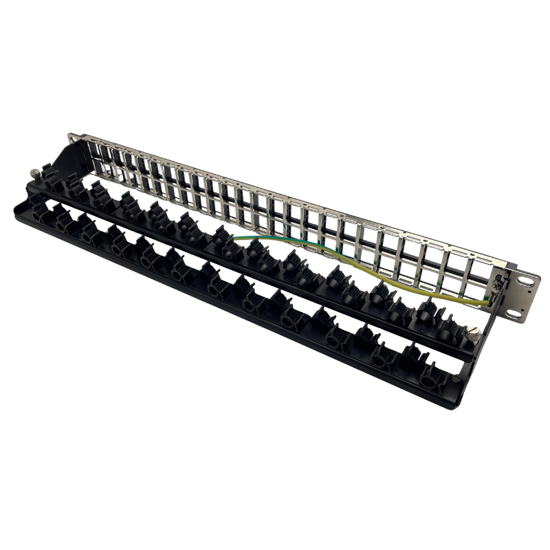 19” 1U 48 Port STP Blank Patch Panel