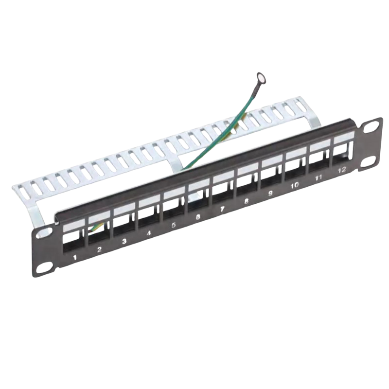 10” 1U 12Port FTP Blank Patch Panel