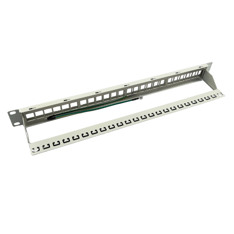 19” 1U 24 Port STP Blank Patch Panel