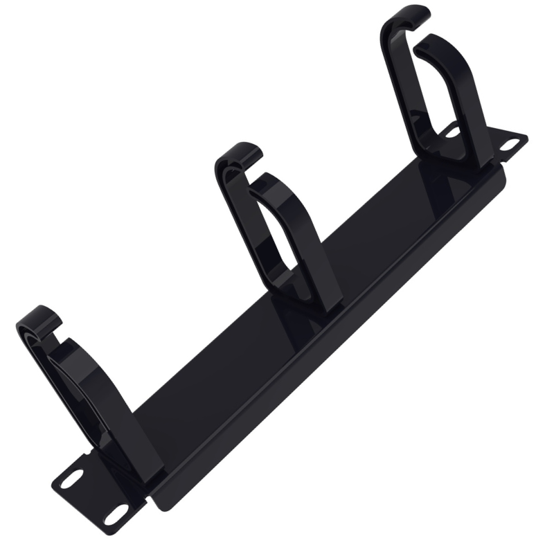  10" 1U Cable Management with 3 Ring