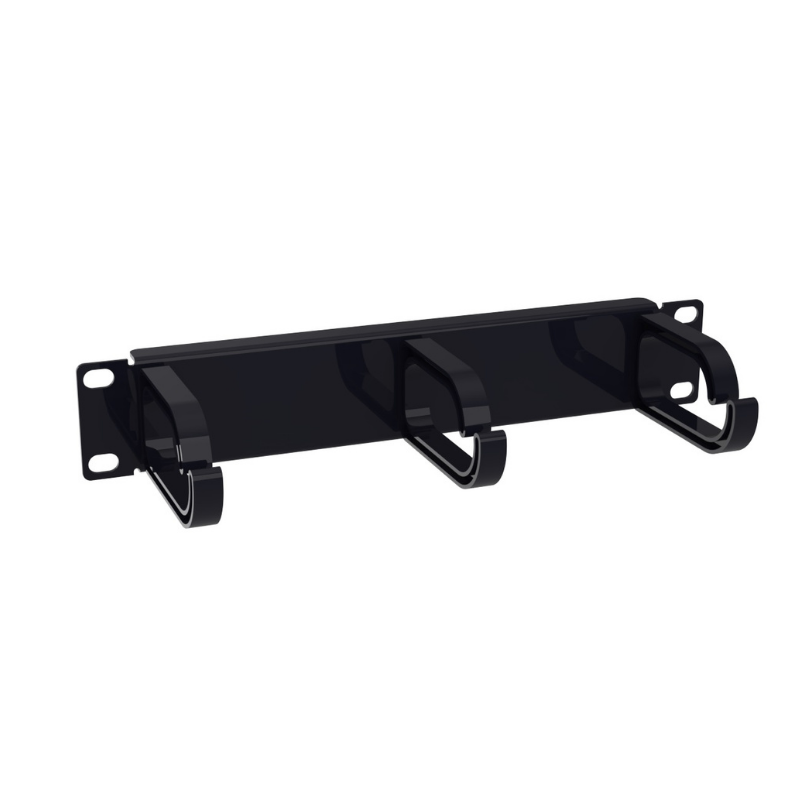  10" 1U Cable Management with 3 Ring