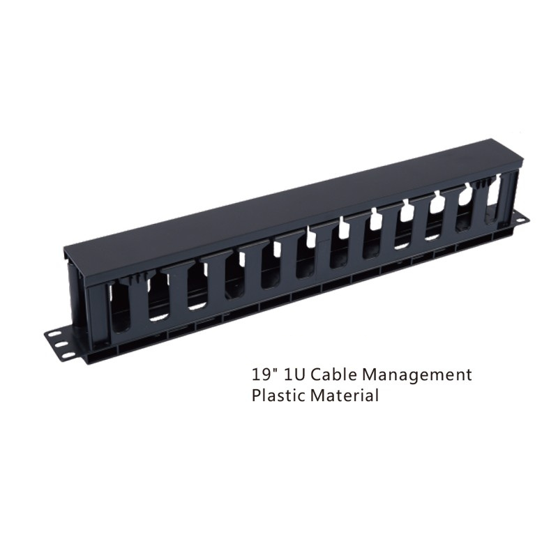 19" 1U Cable Management Plastic Material
