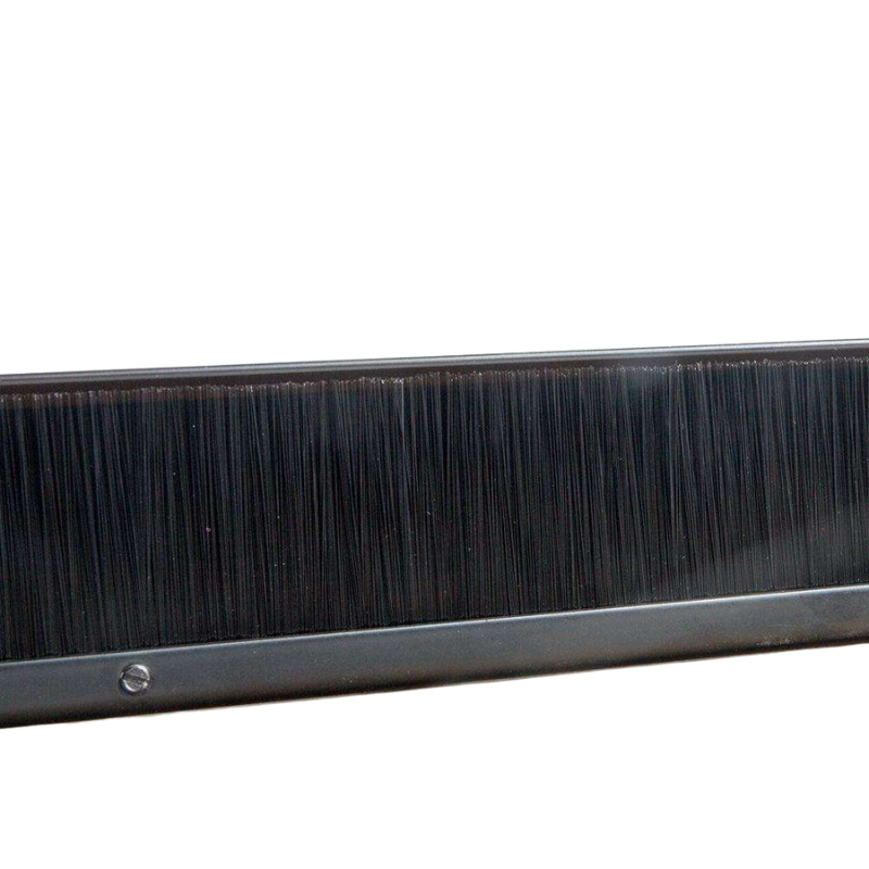 19" 1U Cable Management With 5 Rings and Brush