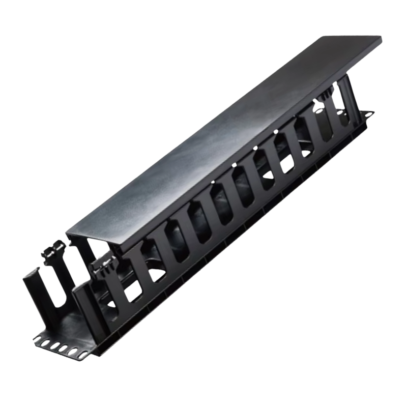  19" 2U Cable Management Plastic Material