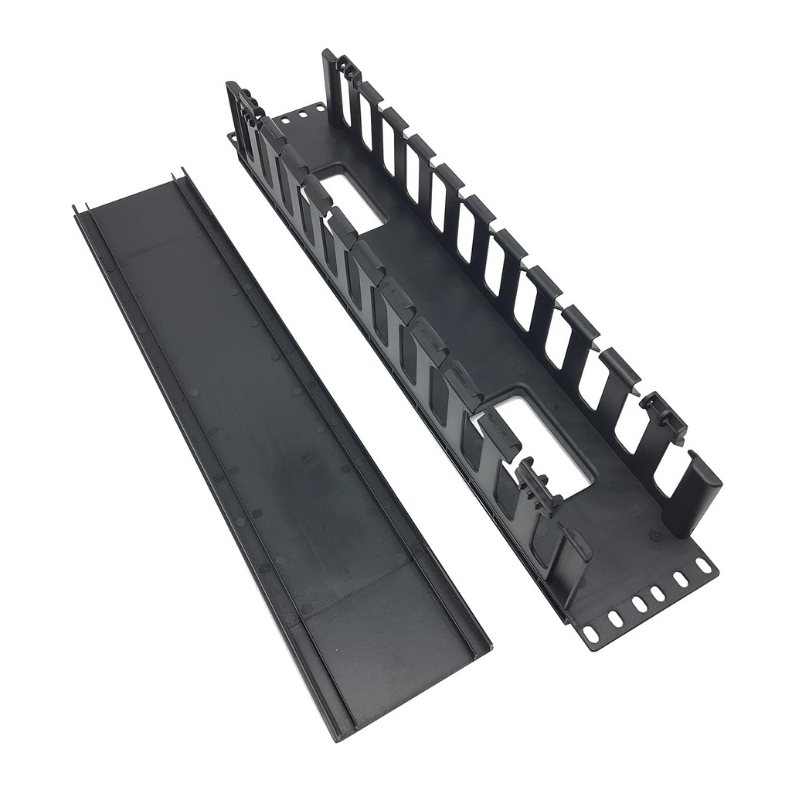  19" 2U Cable Management Plastic Material