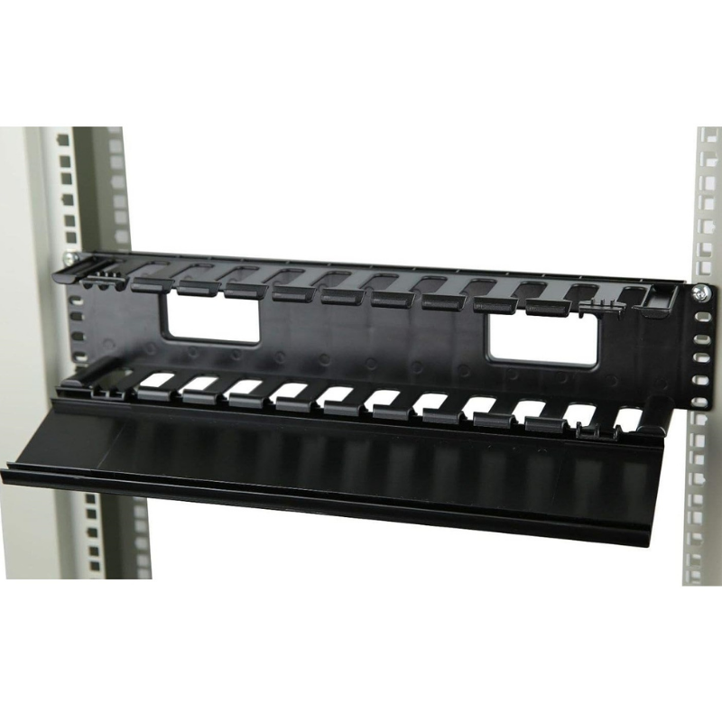  19" 2U Cable Management Plastic Material