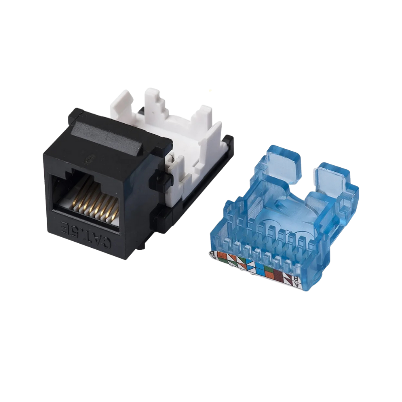 Cat.5e UTP toolless Keystone Jack 90 Degree