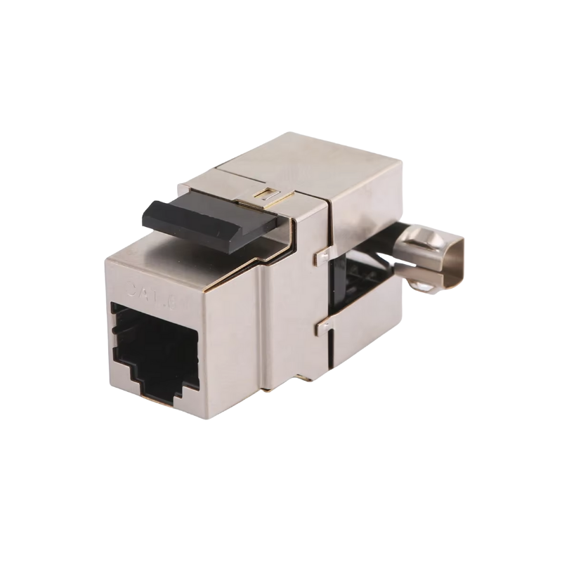 CAT6 STP Keystone Jack Toolless 180 Degree