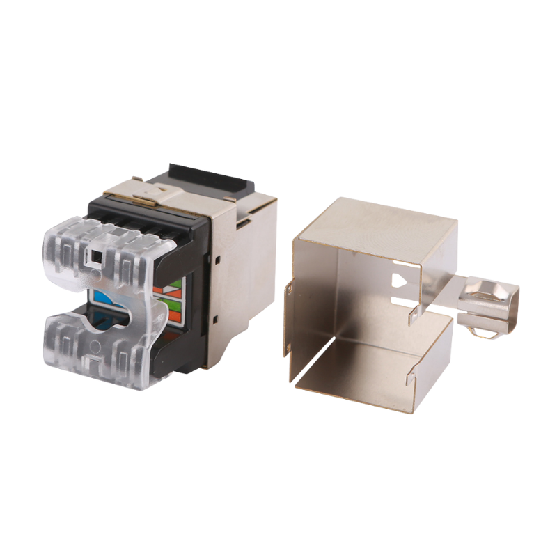 CAT6 STP Keystone Jack Toolless 180 Degree