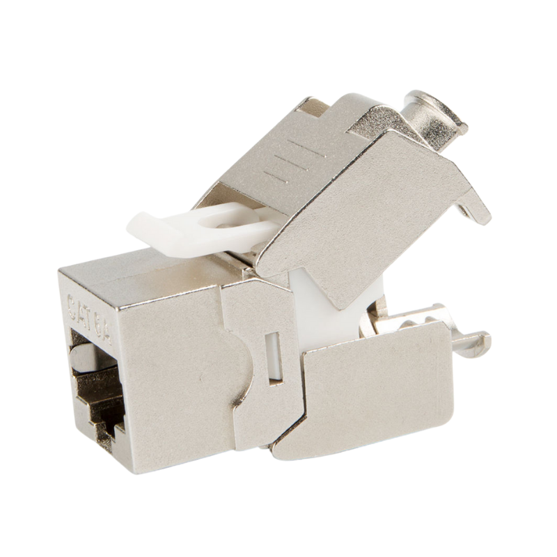 CAT6a STP Keystone Jack ,180 Degree