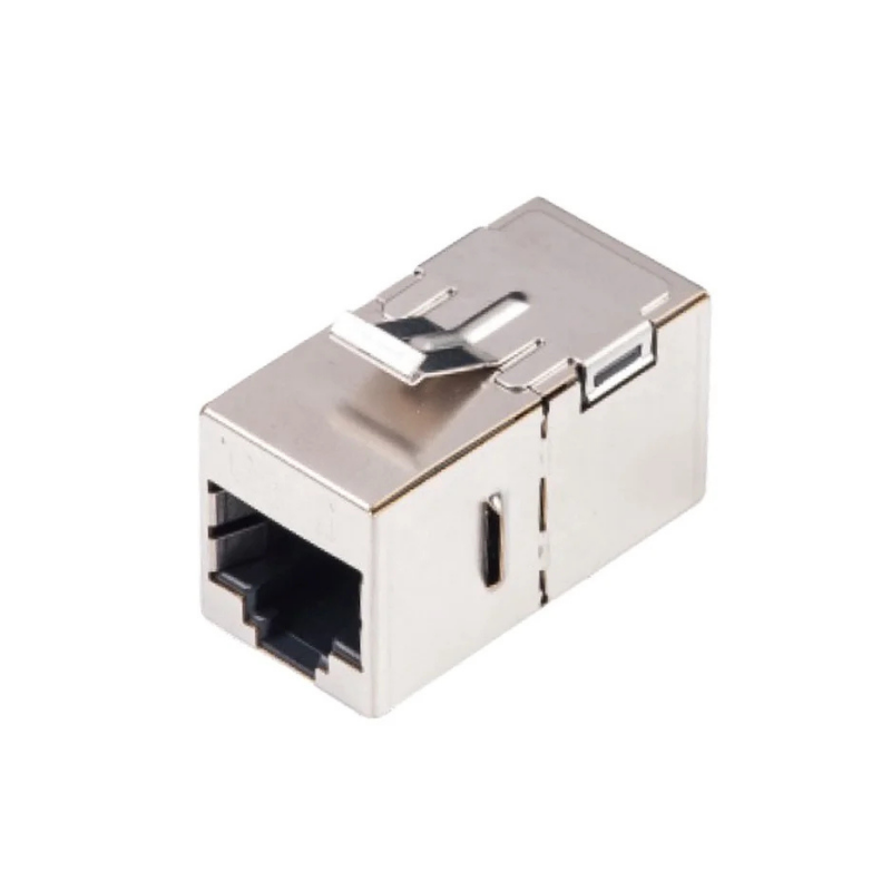 Cat5e CAT6 STP In-Line Coupler With Clip