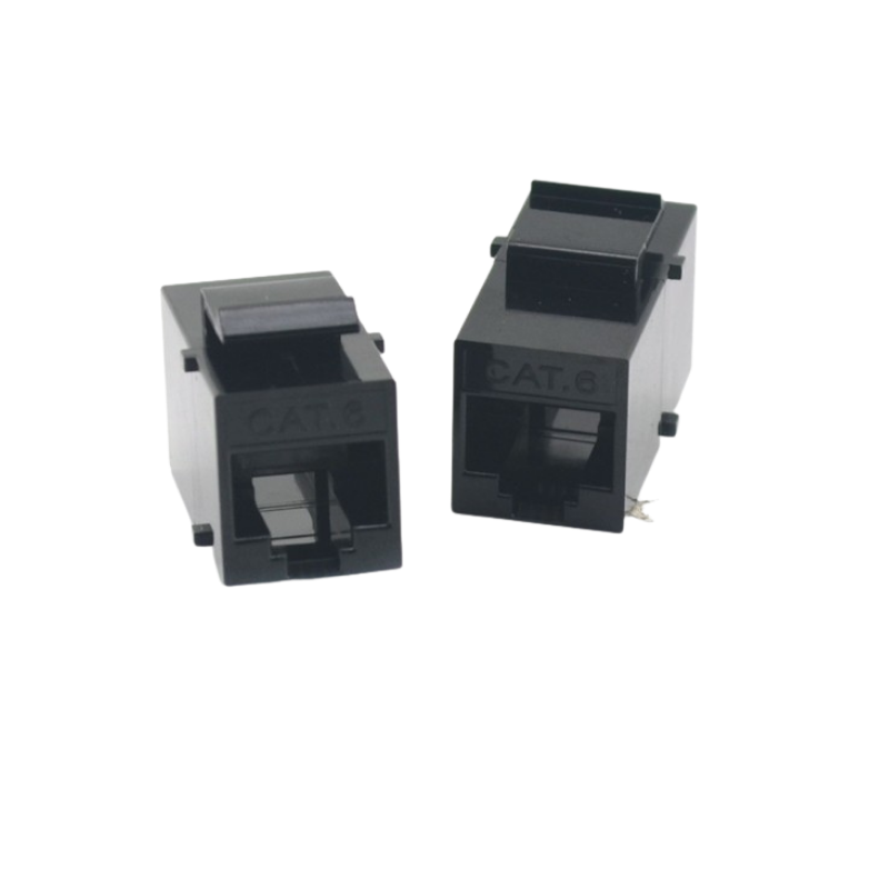 Cat6 Cat5e UTP In-Line Coupler with clip