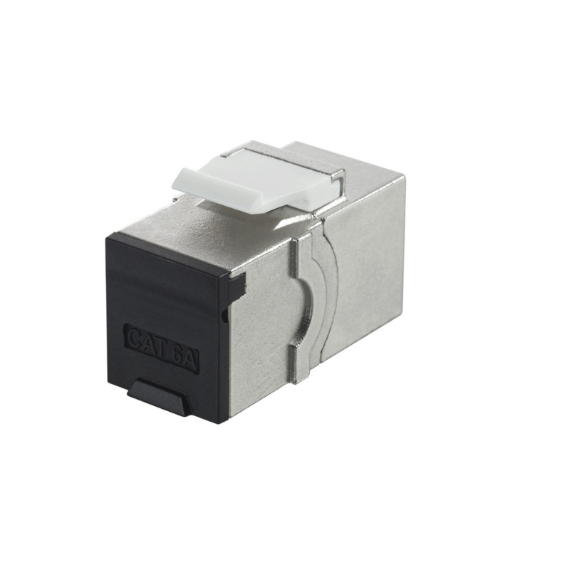 CAT6a STP In-Line Coupler with Clip