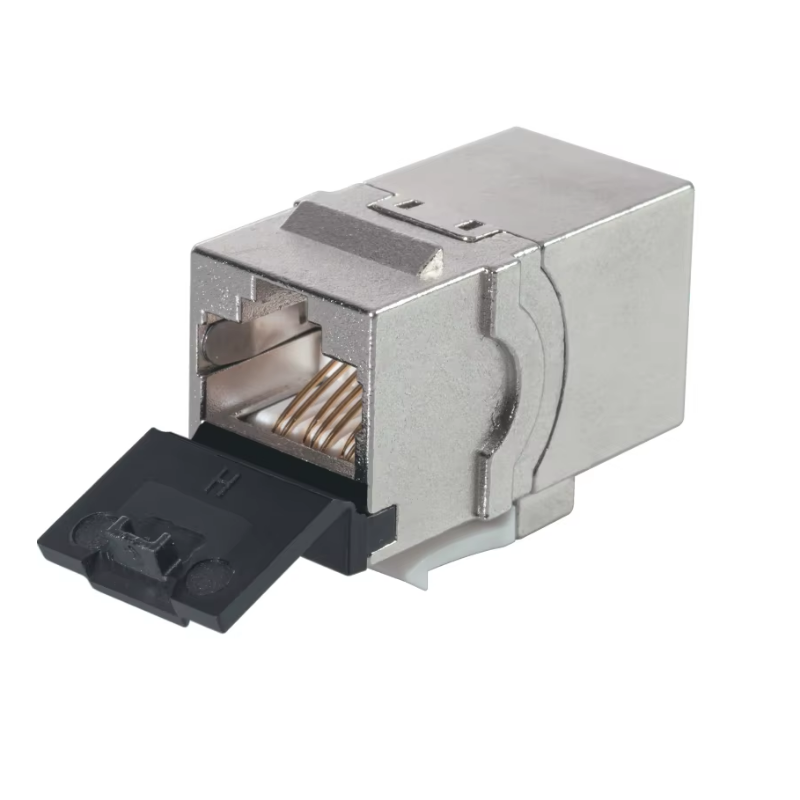 CAT6a STP In-Line Coupler with Clip