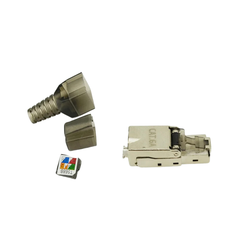 CAT6a RJ45 STP Toolless Modular Plug