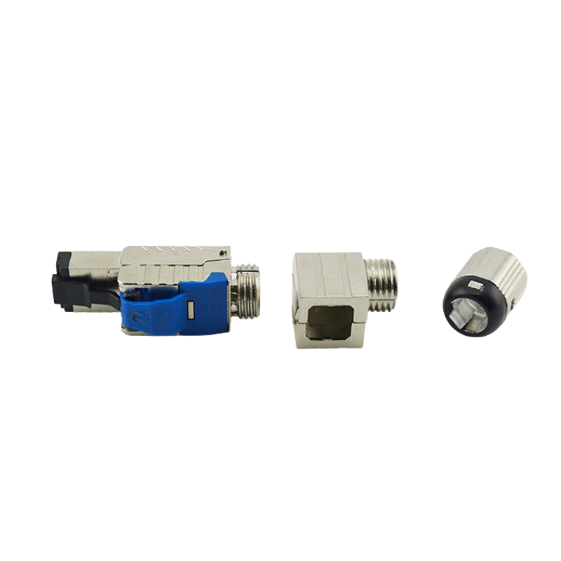 CAT8 STP Toolless Plug 90 Degree
