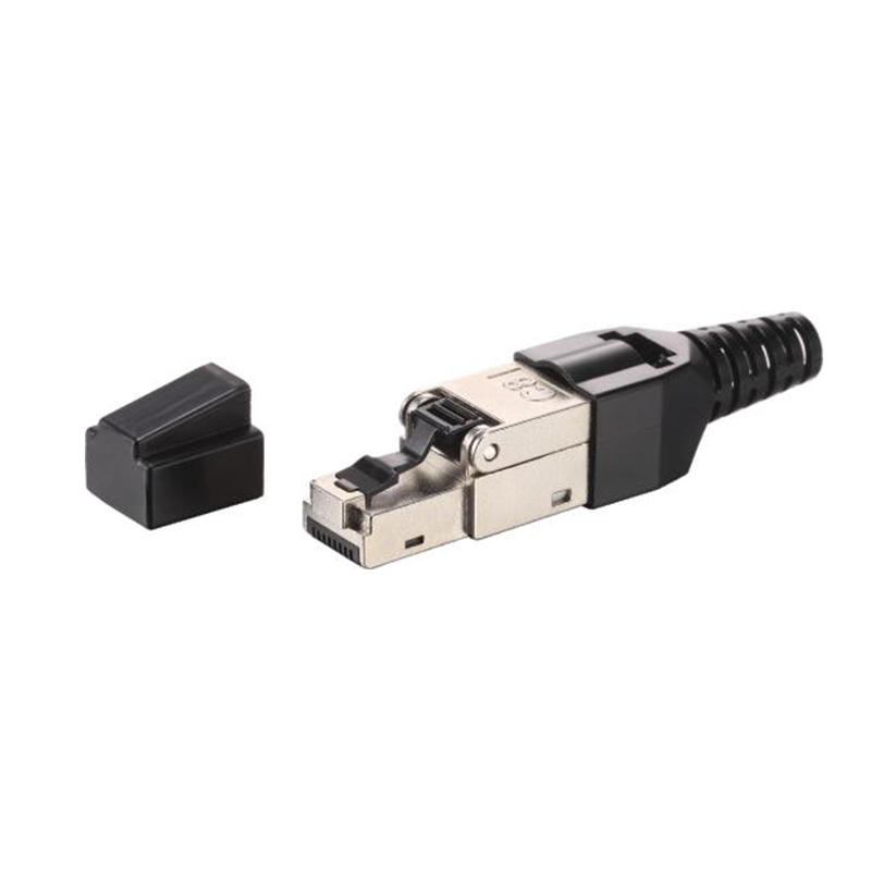 CAT8.1 RJ45 STP Toolless Modular Plug