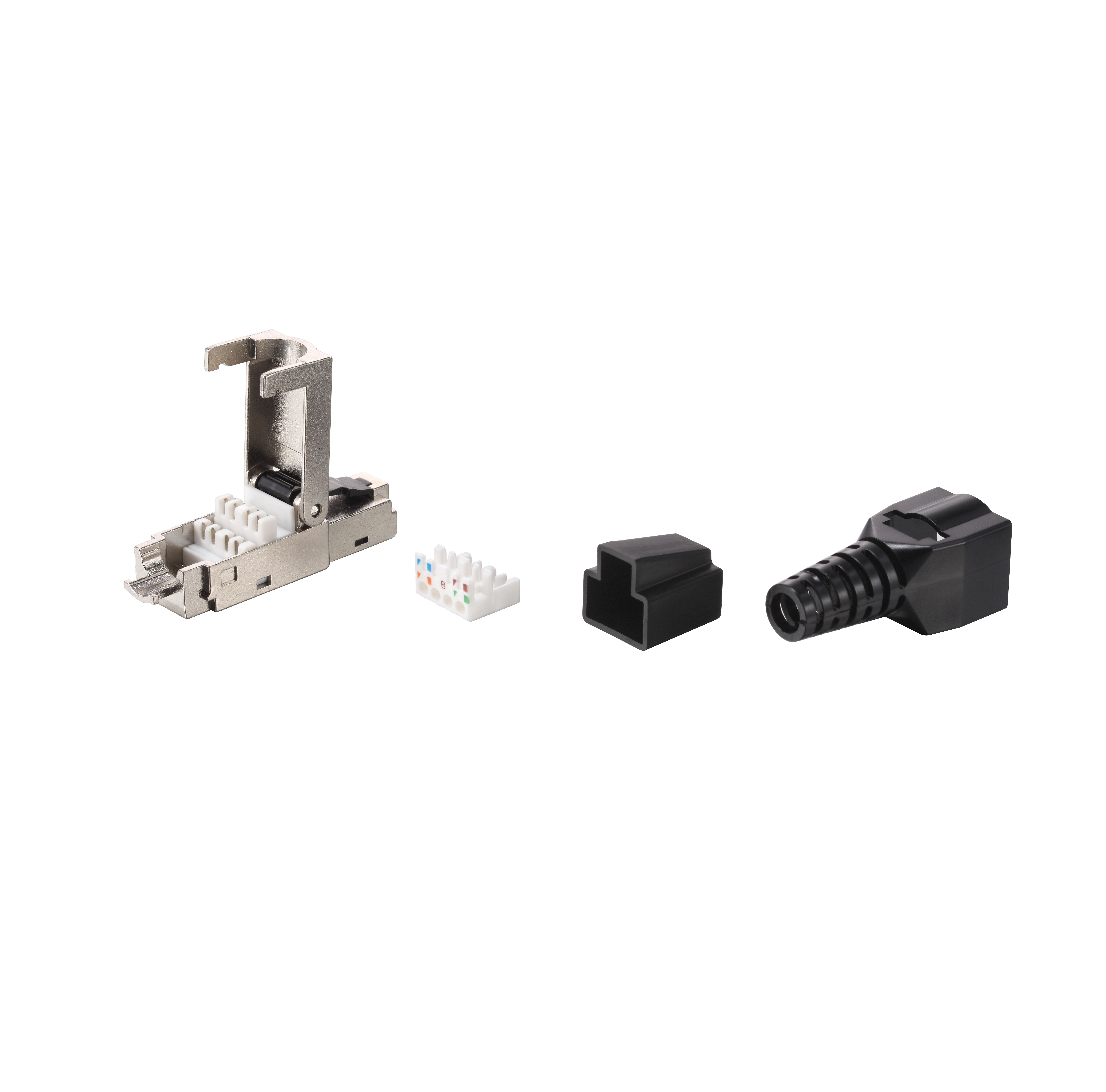 CAT8.1 RJ45 STP Toolless Modular Plug