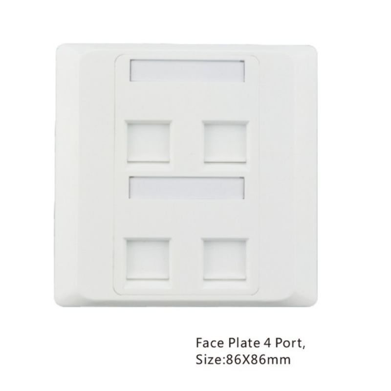 86 Faceplate 4 Port