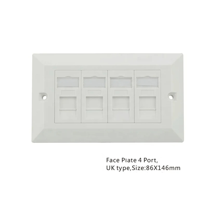 British Face Plate 4 Port  