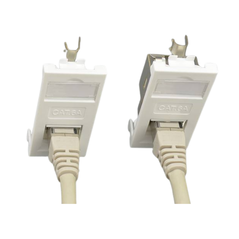 British CAT6A STP RJ45 Face Plate