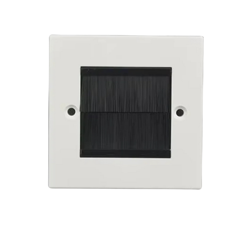 British Face Plate 2 Port With Brush 