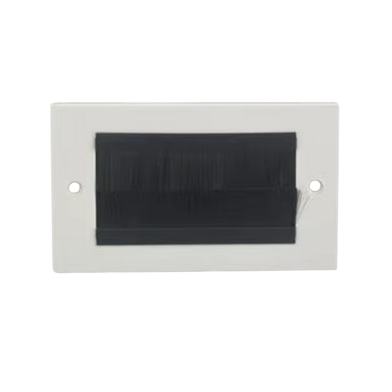 British Face Plate 4 Port With Brush 