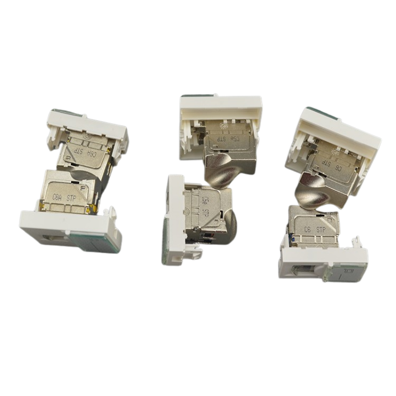 French CAT5E CAT6 CAT6a STP Toolless Face Plate