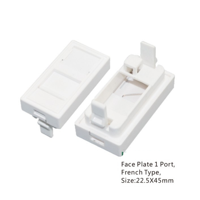 French 1 Port Face Plate 