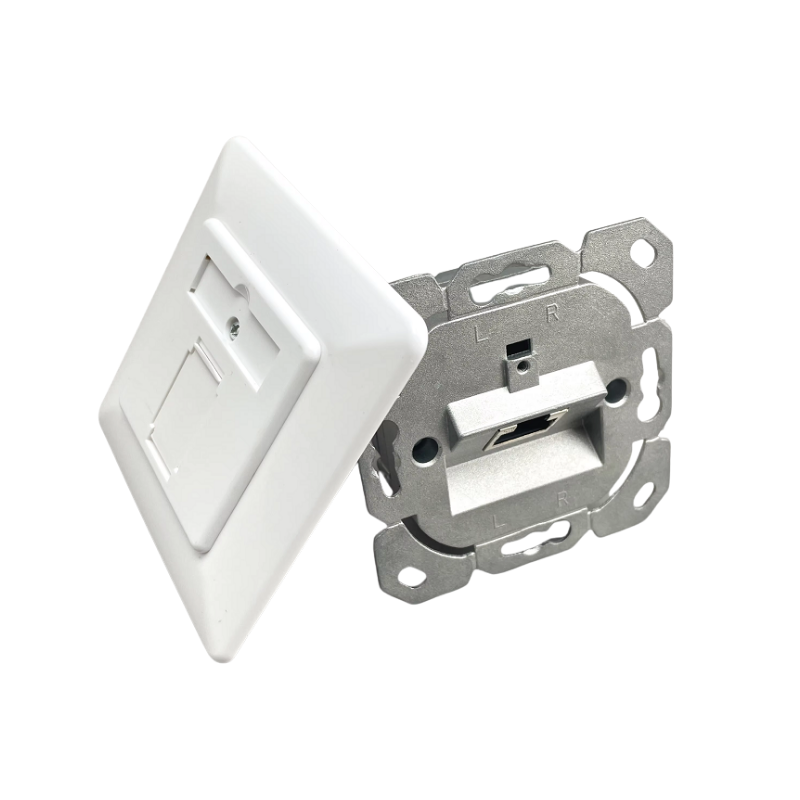 CAT5e RJ45 STP Toolless Face Plate
